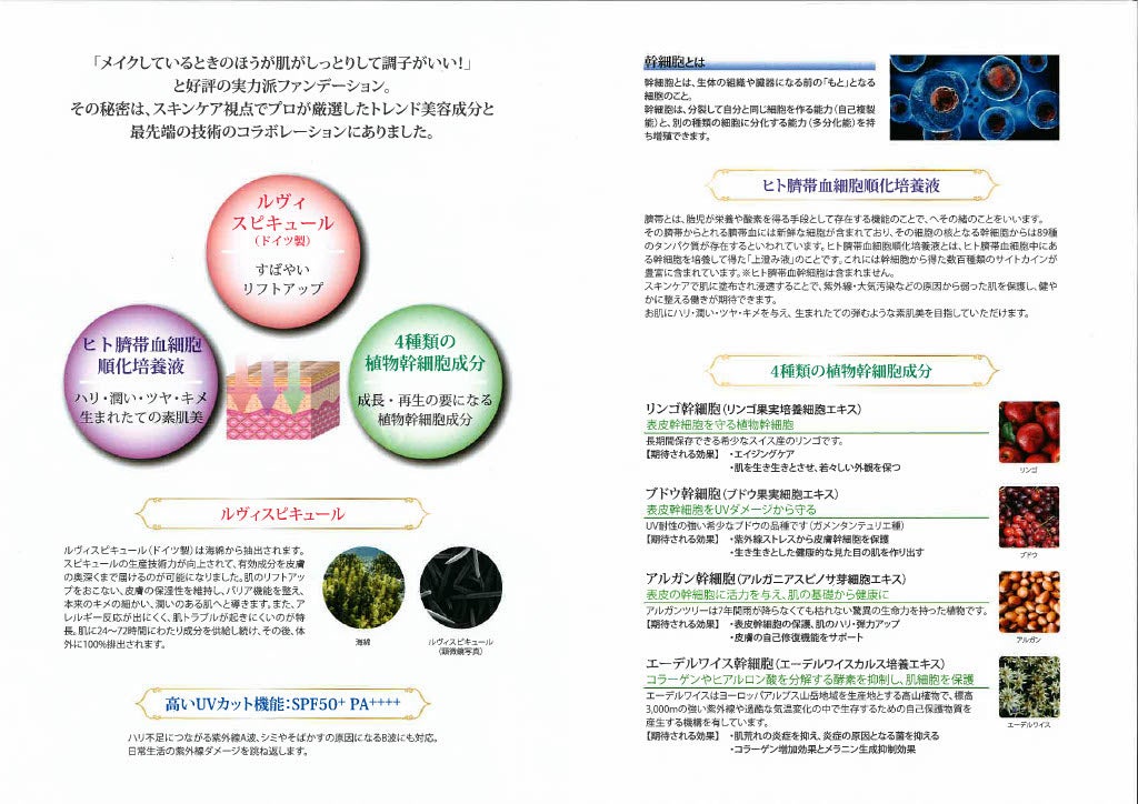 REVI ルヴィ 陶肌ファンデーション：限定黒レザー（オークル